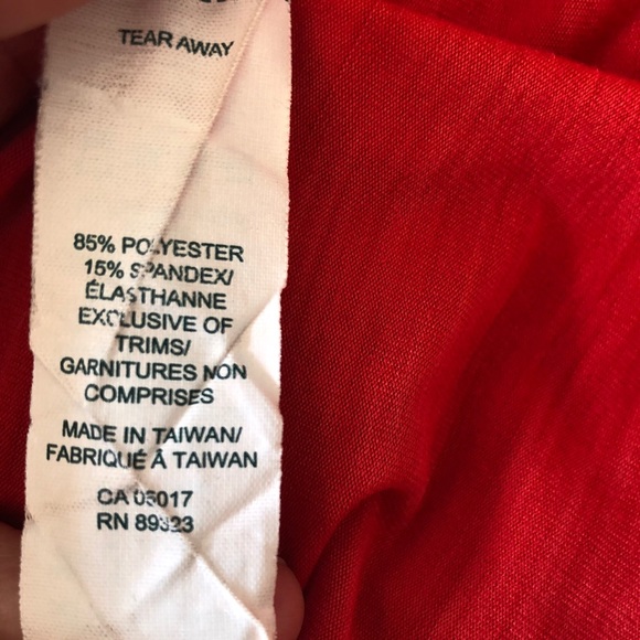 Roots Racerback Athletic Tank Top Red Size Small - Picture 3 of 3